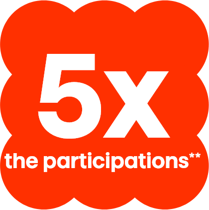 5x the participations